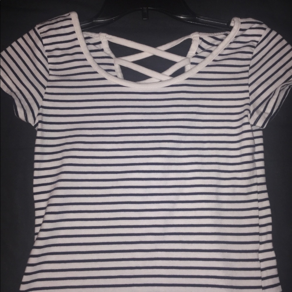 Striped crop top